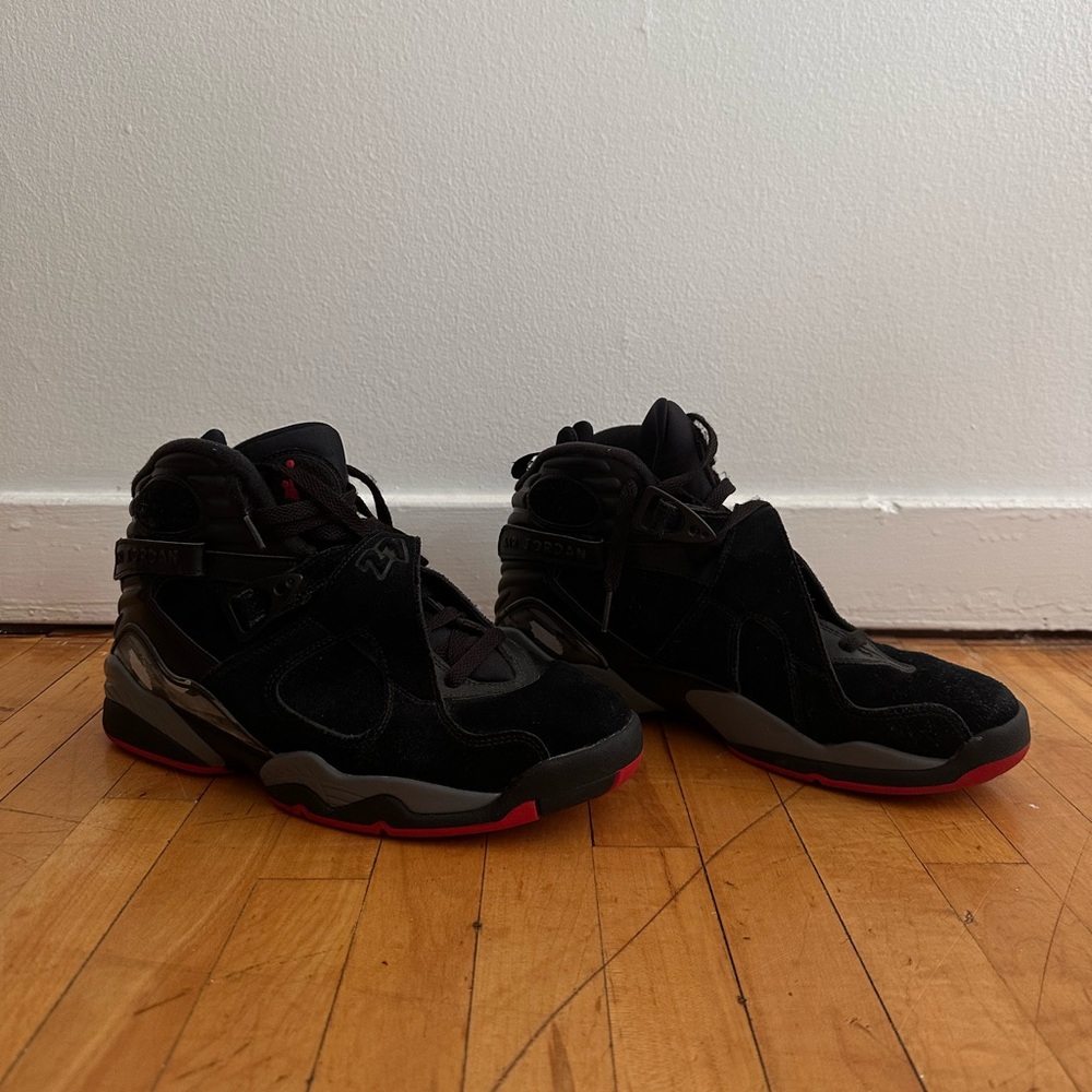 nike air jordan 8 retro black/red